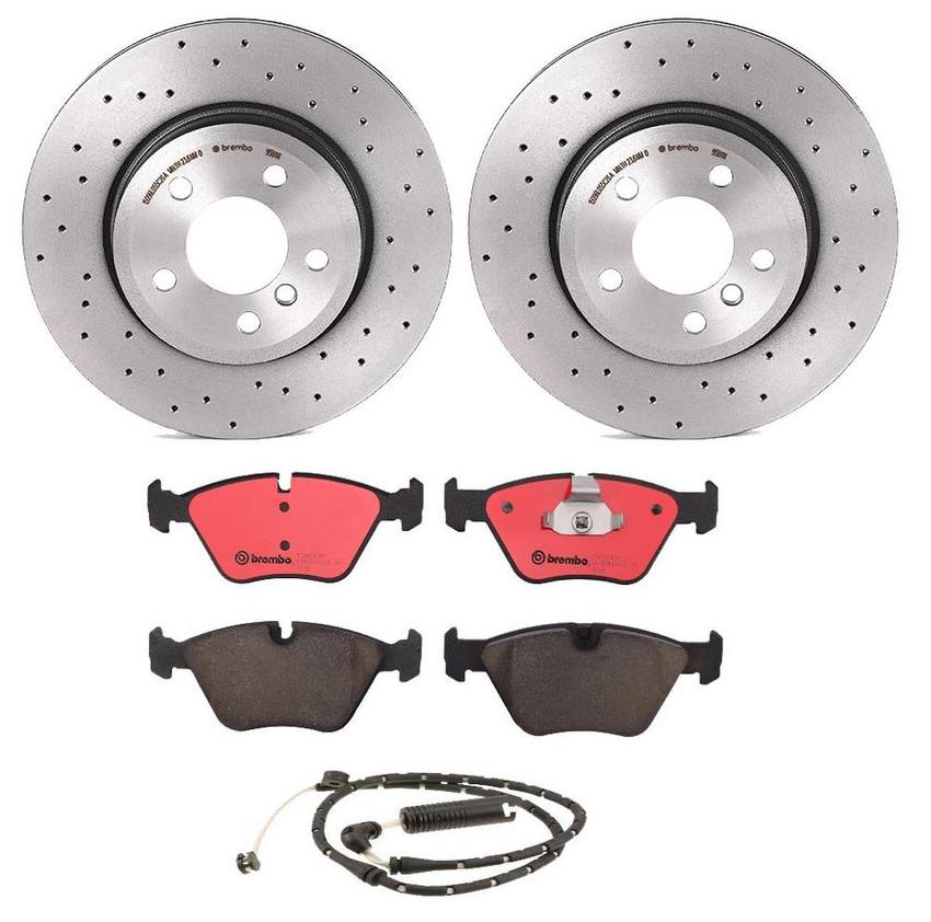 Brembo Brake Pads and Rotors Kit Front (325mm) (Xtra) (Ceramic